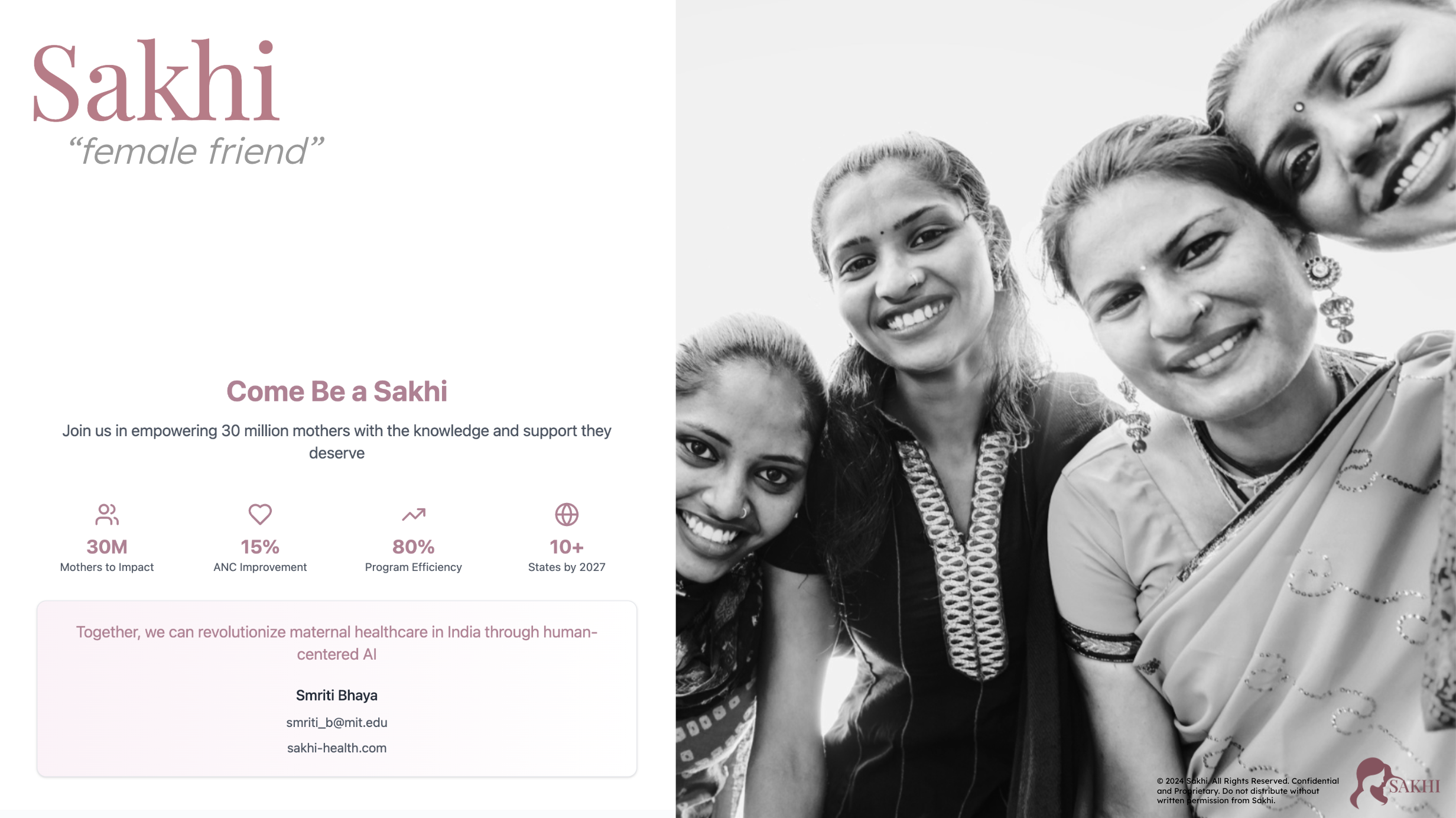 Sakhi Mobile Interface